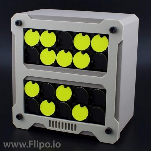 Flip Dot Clock - BINARY Code
