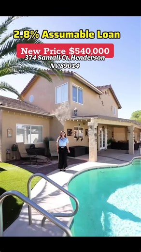 Henderson Home for Sale: 4 Bed, 3 Bath with Pool
