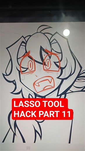 Lasso tool hack 11 #arttips #arttutorial #arttut #lassotool #speedpaint #ibispaintx #tutorial