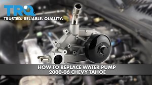How to Replace Water Pump 2000-06 Chevy Tahoe