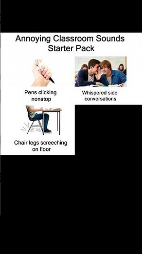 Annoying Classroom Sounds Starter Pack #memes #shorts