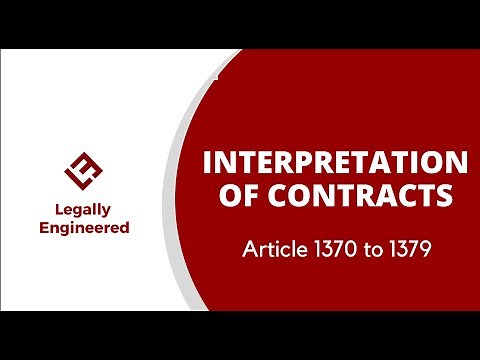 CONTRACTS: INTERPRETATION OF CONTRACTS