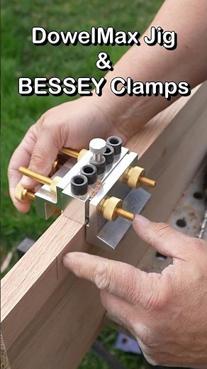 DowelMax Jig, Bessey Clamps for stairs landing build