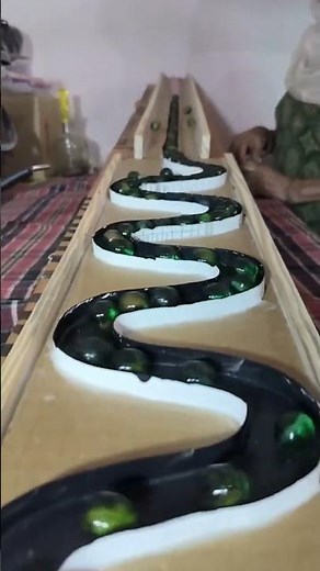 ASMR Marble Run Race color Full Marble