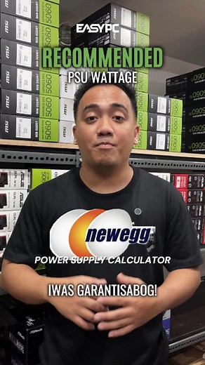 Tingin ka ng tingin sa bago nating video card, hindi mo pa naman nasisilip kung ano ang power supply mo. Kaya gamitin mo ito bago ka mag-upgrade ng video card! Paano nga ba ito gamitin? Tara alamin natin! #EasyPC #TouchPoint #ExperienceTech #nvidia #gamingcommunity #GamingSetup | EASY PC TouchPoint