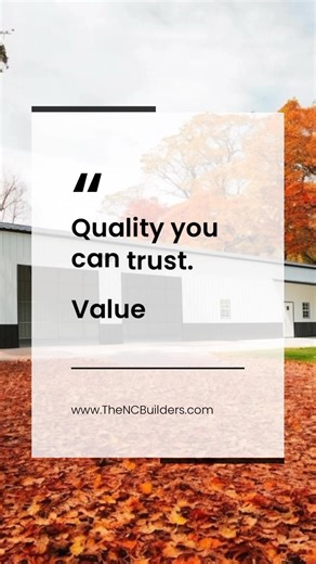 We’ve lasted in the industry because our buildings do. | The NC Builders | Facebook