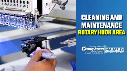 In this video, we show you step by step how to properly clean and maintain the rotary hook area of your HappyJapan embroidery machine. 🛠️ Proper maintenance is key to keeping your embroidery precise, preventing mechanical issues, and extending the life of your machine. Need support or on-site training? Contact us today! 📧 info@happyjapanusa.com 📞 (800) 675-2704 🌐 https://happyjapanusa.com #happyjapanusa #tutorials #embroiderytutorials #embroiderymachines #happyjapanembroiderymachines #happyj