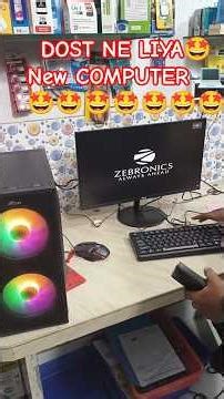 New Computer💻 Dost Ne Liya🤩🤩🤩 #45thminivlogs #minivlog #computer #pcbuild #shorts #youtubeshorts