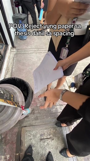 Kaka Thesis Paper: Sanhi ng Rejection dahil sa Spacing