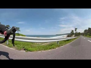 4K 360° VR サイクリング、蕪島～階上へポタリング GoPro Fusion