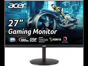 Acer Nitro 27" WQHD Gaming Monitor Review: Top-Tier Performance and Stunning Visuals!