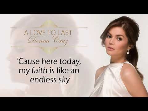 A Love To Last - Donna Cruz (Lyrics) | Now and Forever