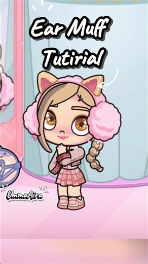 Ear Muff Tutorial in Avatar World #avatraworld #tocaboca #tocalifeworld #avatarstory #pazu