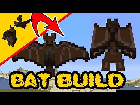 Minecraft Bat - Bat Build - Bat Statue PS4, XBox, PC, Pocket Edition, Switch