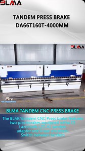 BLMA DA66T CNC Tandem Press Brake in Action | Precision Bending & High Efficiency! | Blma