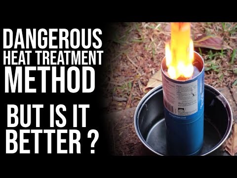 This is a better method for hardening steel. But it is more dangerous