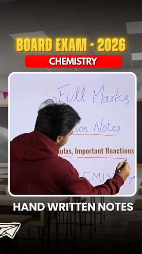Class 12 Chemistry: Get Handwritten Revision Notes to Score Full Marks in Board Exam