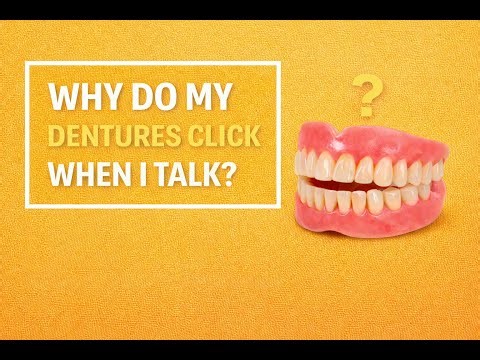 Why Do My Dentures Click When I Talk? | Causes and How to Stop It