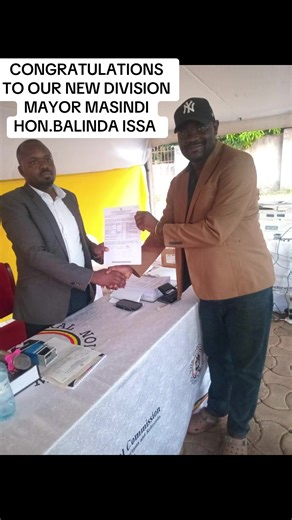 Congratulations to New Mayor of Masindi, Hon. Balinda Issa