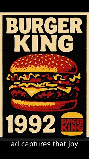 Retro Burger King Ad from 1992!