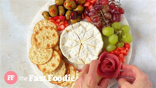 Cheese cutting hack , elevate your cheeseboard with simple techniques.