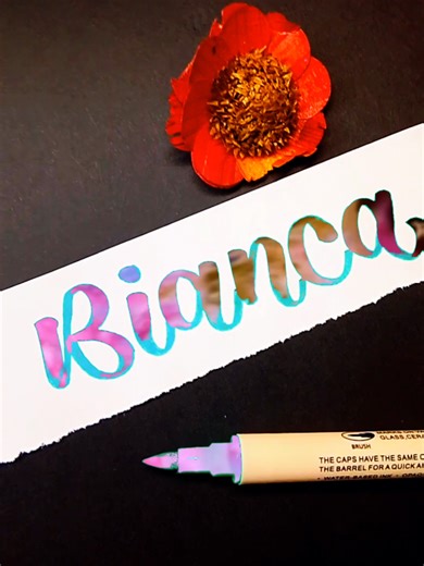 Beautiful Calligraphy for the Name Bianca