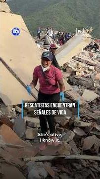 Rescatistas buscan #sobrevivientes entre #escombros en Los Cocos, #Venezuela 🇻🇪