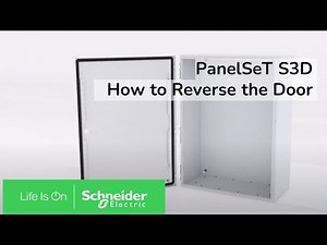 PanelSeT S3D – How to Reverse the Door | Schneider Electric