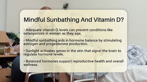 Mindful Sunbathing And Vitamin D? - Women's Health and Harmony