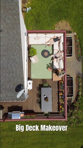 Big Deck Makeover with ‪@AllModern‬ #diy #deckdesign #outdoordesign