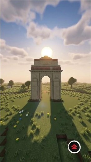 I Made India Gate In Minecraft | S Gamer | Short 4