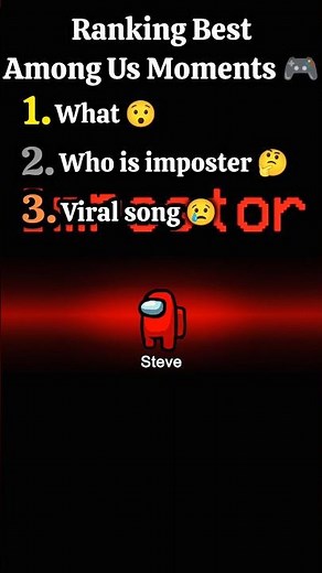 Ranking Best Among Us Moments 👀🔥