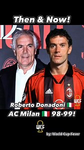 AC Milan 🇮🇹 in the Season 1998-99 Then and Now! 🔥 Part 2! . Follow us for more Nostalgia! . #fifaworldcup #worldcup #copamundial #copadomundo #acmilan | World Cup Fever
