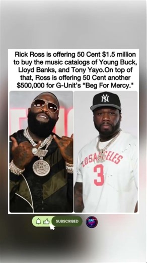 💰💥 Rick Ross offers 50 Cent $1.5M for Young Buck, Lloyd Banks & Tony Yayo catalogs .#shorts #fyp