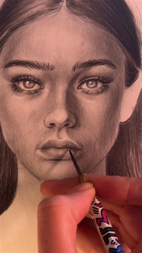 “Almost final touches,” I thought… until I realized I still have to draw the ear. For this drawing I used Hahnemühle Nostalgie paper, Mars Lumograph, Tombow Mono, Cretacolor Nero, and Blackwing pencils ✏️ #drawing #graphiteart #portraitdrawing #art #artrealism