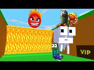 Lava Escape Tsunami for Brainrot - Minecraft Animation