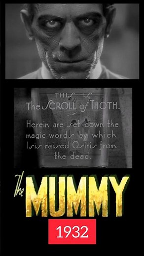 THE MUMMY 1932 #themummy #universalpictures