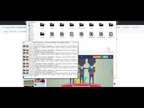 How to get Wrapper Offline on Linux #goanimate #linux