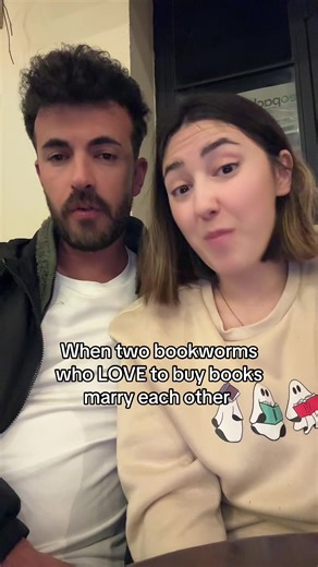 We have 2000 books! But we also only have like €2 in our savings. #brokebookworm #bookwormcouple #readersinarelationship #bookwormsinarelationship #bookbuying