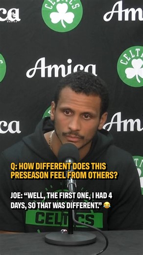 Joe already has the jokes this preseason 😂 | NBC Sports Boston