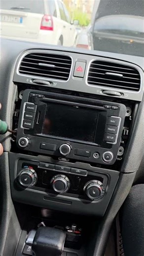 Installing car radio Android 9 inch on VW Golf 6.#androidradio #vw #golf6