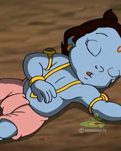 An evil monster is trying to hurt little Krishna. Will krishna be able to fight the evil ? | Krishna The Great