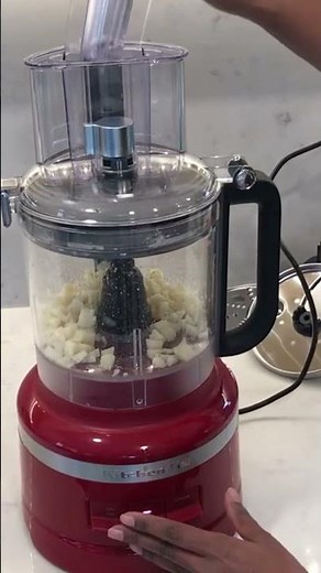 KitchenAid Dicing Potatoes in seconds #KitchenAid #FoodProcessor #mealprep