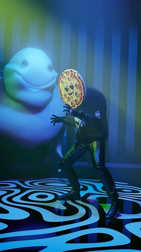 Alternate Bazaar Art | “Gordon Never Really Learned to Play” by the Stray Cats in Mother Goose Rock’n’Rhyme (1990) | Instagram