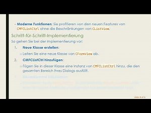 Verwendung von CMFCListCtrl mit CListView: Ein klarer Leitfaden