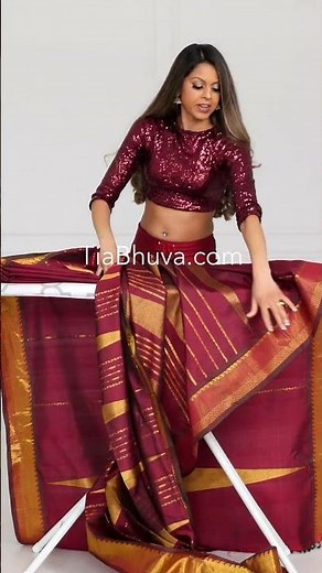 3 ways to manipulate your front pleats | saree ironing | saree pleating and folding | #shorts