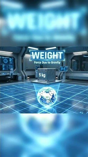 Mass vs Weight Explained with Animation | Engineering Mechanics in seconds