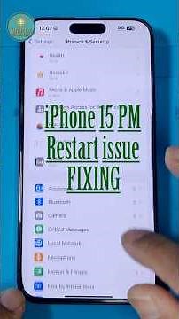 How to fix iphone 15 Pro Max random restart using panicfull #repair #fix #smartphone