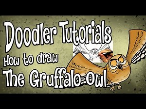 How to Draw the Gruffalo Owl | STEP BY STEP DOODLER TUTORIAL