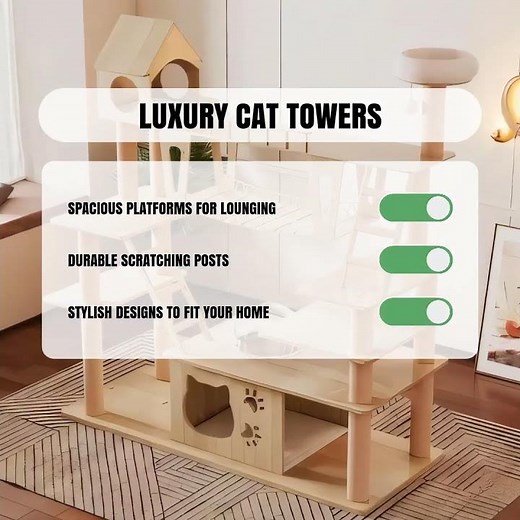 Luxury Cat Towers for Big Cats